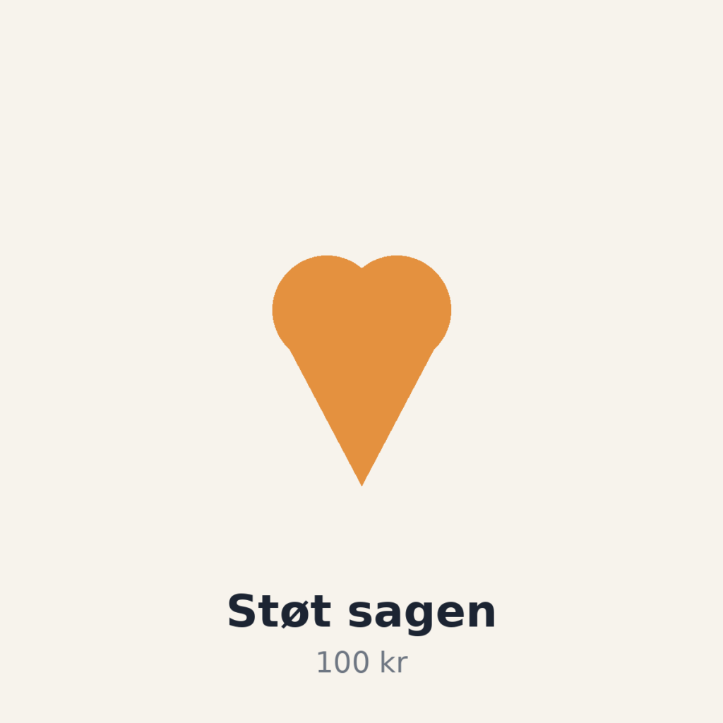 Støt med 100 kr